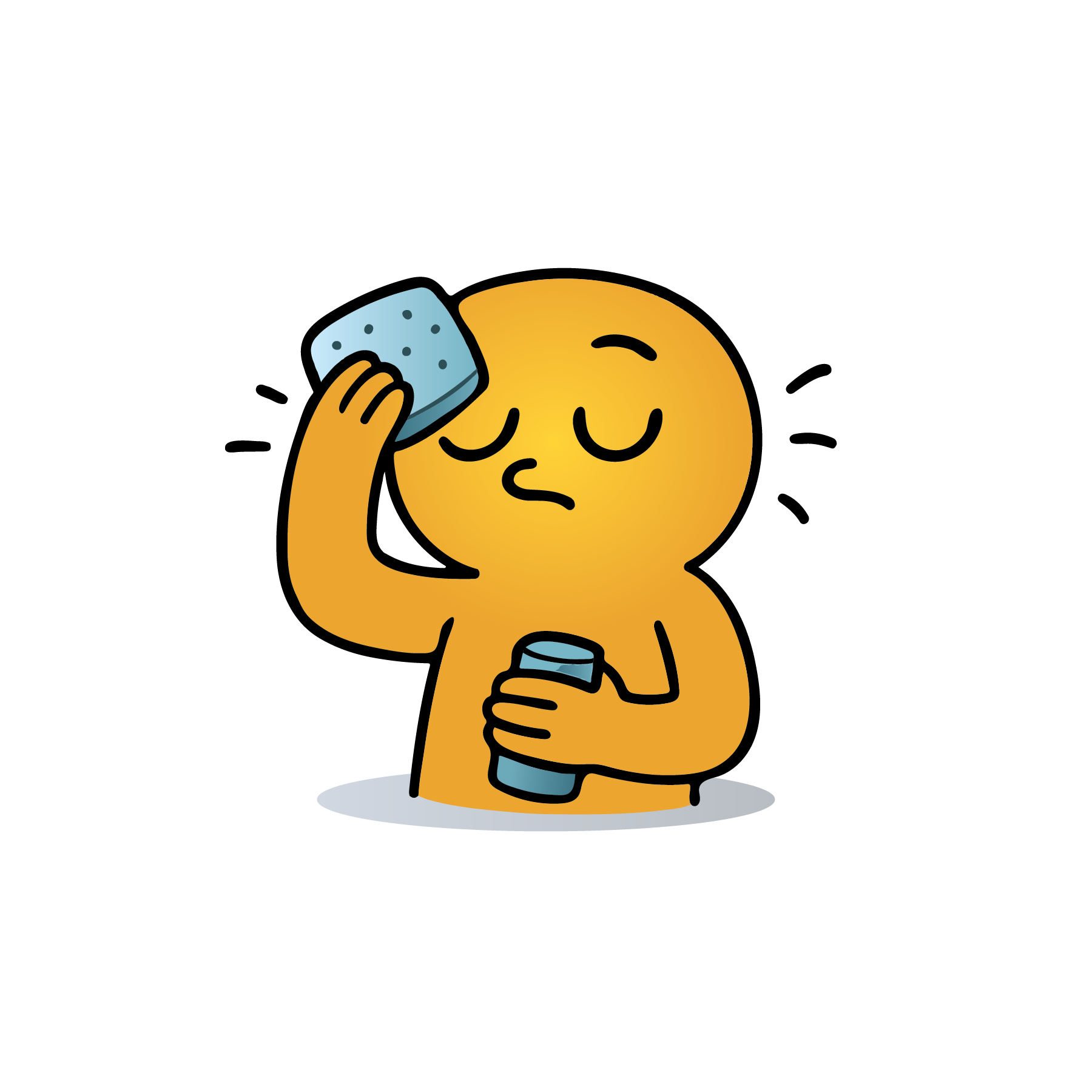 Cool-Down Reset character illustration