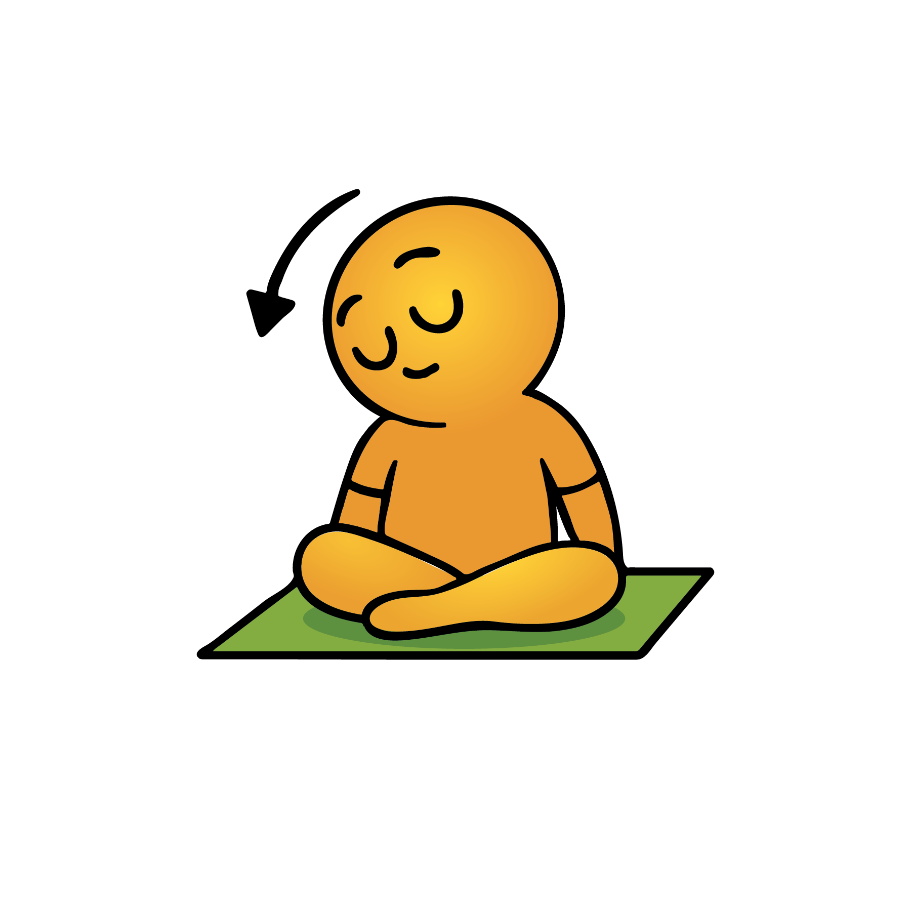 Neck Release Trio character illustration