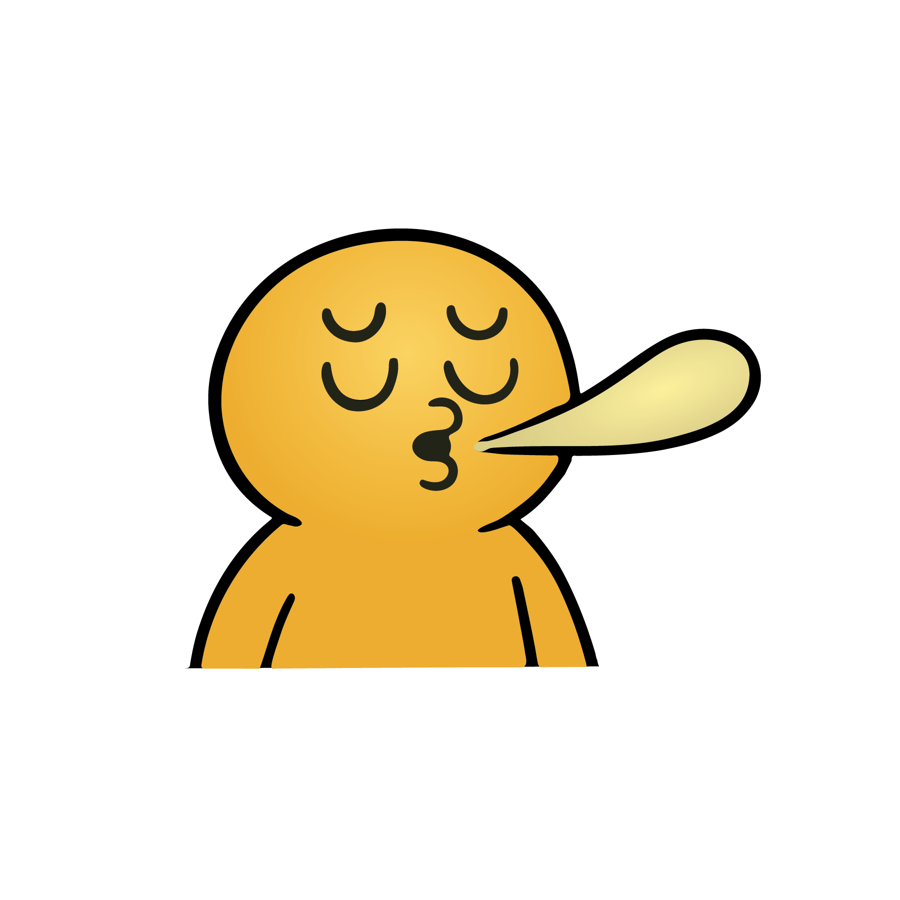 Physiological Sigh character illustration